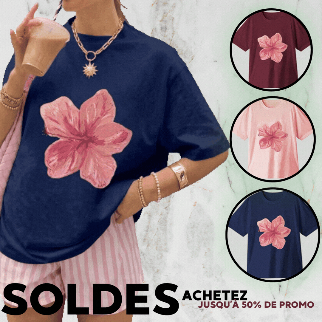 🌸 Pack 3 T-Shirts Flower Vibes