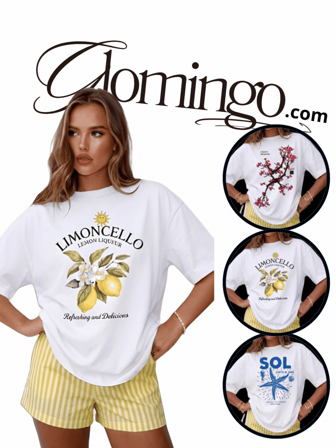 Pack Summer – Trio de T-shirts Oversized